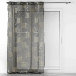 DOUCEUR D'INTERIEUR Voilage (140 x 240 cm) Lineor Gris Anthracite Sale
