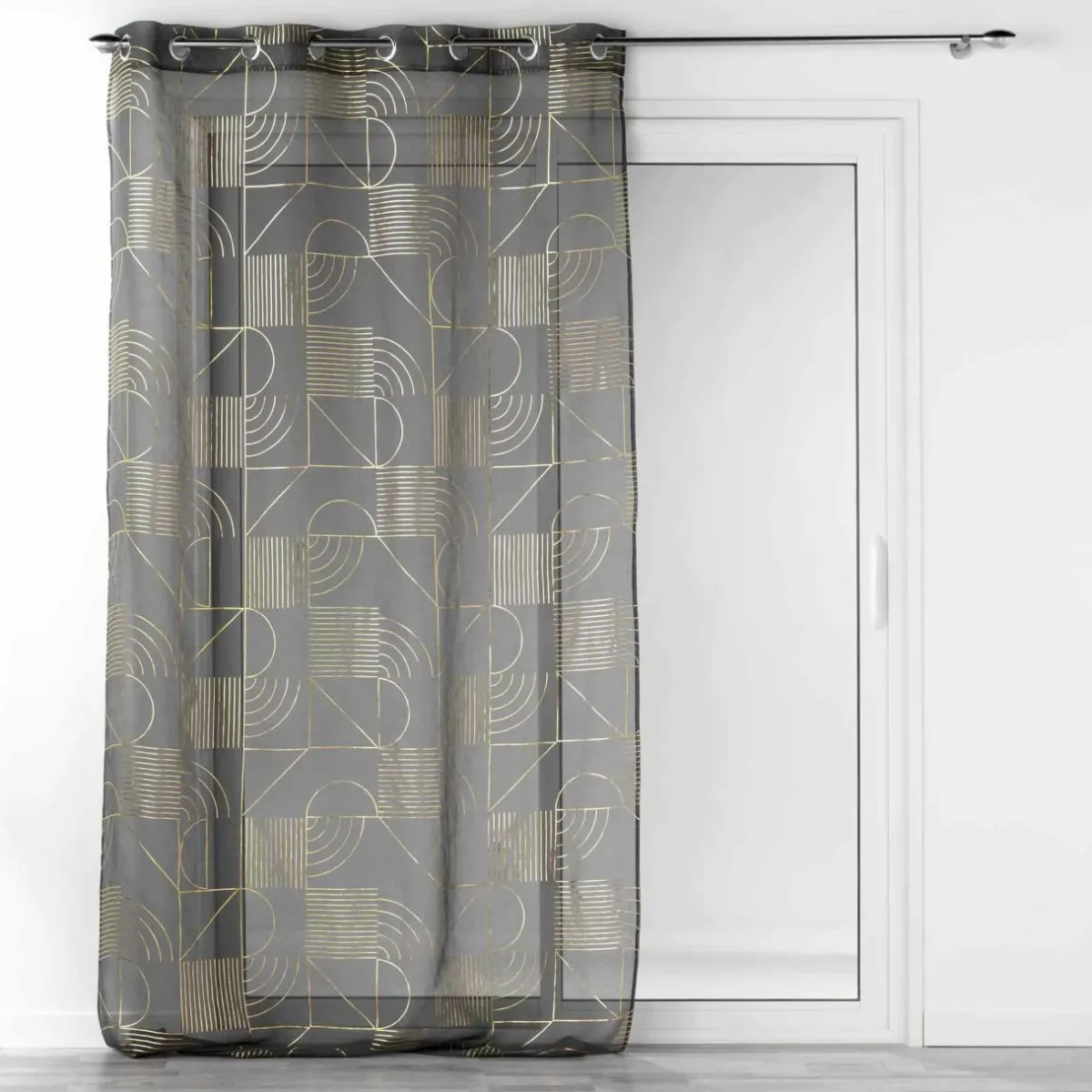 DOUCEUR D'INTERIEUR Voilage (140 x 240 cm) Lineor Gris Anthracite Sale