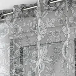 DOUCEUR D'INTERIEUR Voilage (140 x 240 cm) Milady Gris Bleu Sale