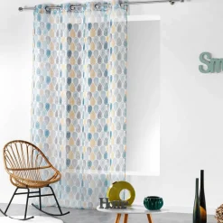 DOUCEUR D'INTERIEUR Voilage (140 x 240 cm) Palpito Bleu Online