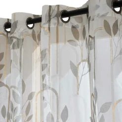douceur d'intu017drieur Voilage (140 x 280 cm) Roseris Gris