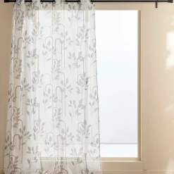 douceur d'intu017drieur Voilage (140 x 280 cm) Roseris Gris