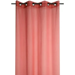 STOF Voilage (135 x 260 cm) Stacy Rouge marsala Rouge brun
