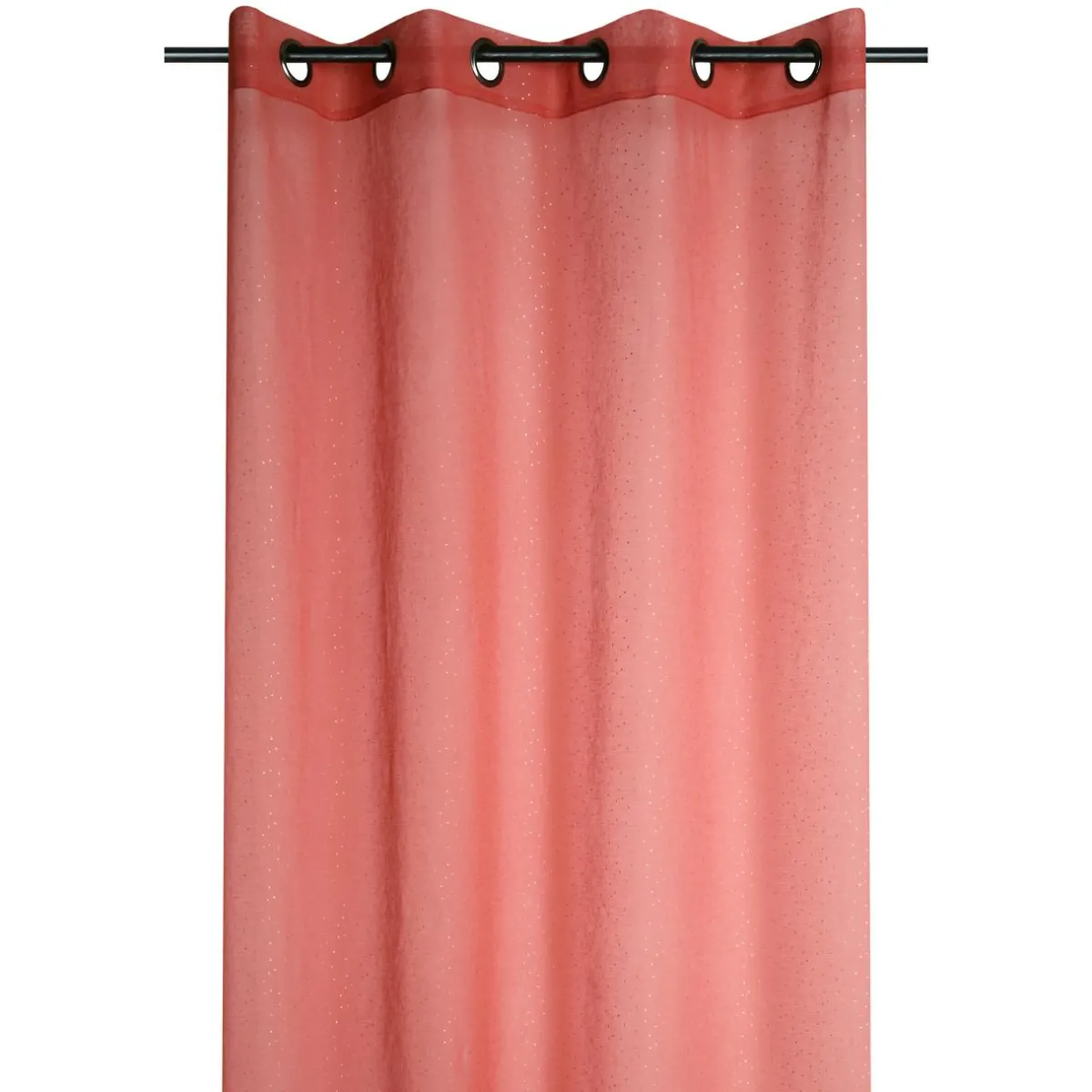 STOF Voilage (135 x 260 cm) Stacy Rouge marsala Rouge brun