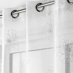 DOUCEUR D'INTERIEUR Voilage brodé œillets (140 x 240 cm) Sublimini Blanc New