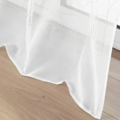 DOUCEUR D'INTERIEUR Voilage brodé œillets (140 x 240 cm) Odessa Or Discount