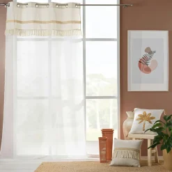 DOUCEUR D'INTERIEUR Voilage coton (140 x 240 cm) Janara Beige Clearance