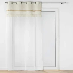 DOUCEUR D'INTERIEUR Voilage coton (140 x 240 cm) Janara Beige Clearance