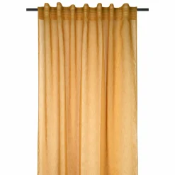 LOVELY CASA Voilage galon fronceur (140 x 260 cm) Derby Jaune moutarde New
