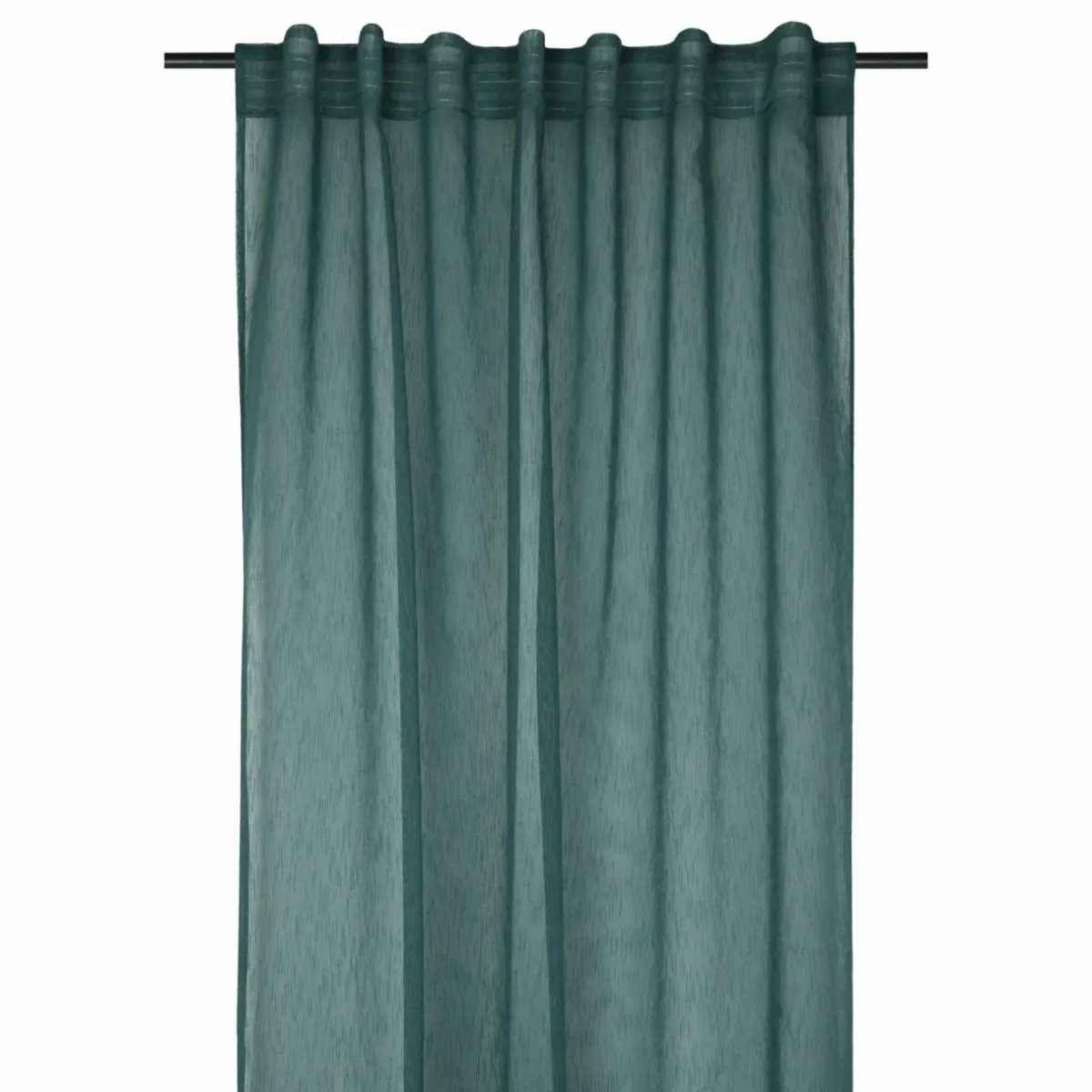 LOVELY CASA Voilage galon fronceur (140 x 260 cm) Derby Vert sapin New