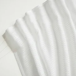 EMINZA Voilage galon fronceur (140 x 240 cm) Maël Blanc