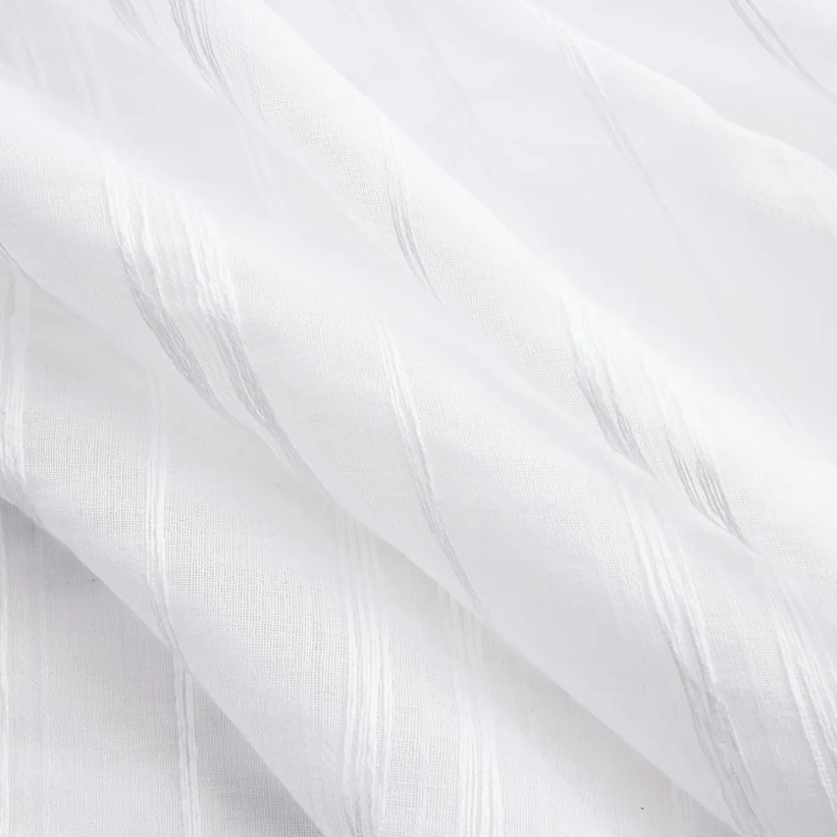 EMINZA Voilage galon fronceur (140 x 240 cm) Théo Blanc Best
