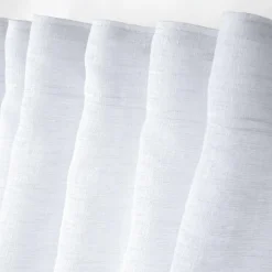 STOF Voilage galon fronceur (140 x 260 cm) Madrid Blanc Outlet