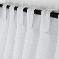 STOF Voilage galon fronceur (140 x 260 cm) Madrid Blanc Outlet