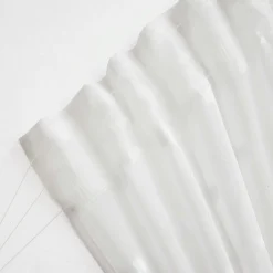 EMINZA Voilage galon fronceur pompons (280 x 240 cm) Emie Blanc Sale