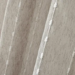 EMINZA Voilage galon fronceur pompons (140 x 240 cm) Axel Beige