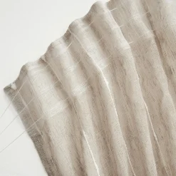 EMINZA Voilage galon fronceur pompons (140 x 240 cm) Axel Beige