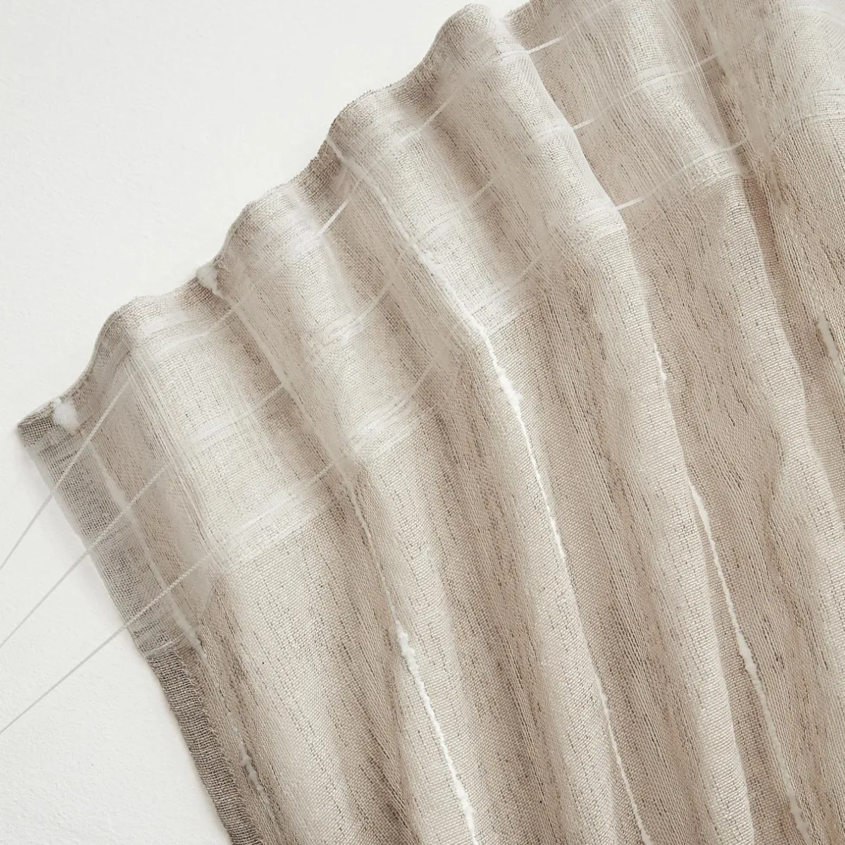 EMINZA Voilage galon fronceur pompons (140 x 240 cm) Axel Beige