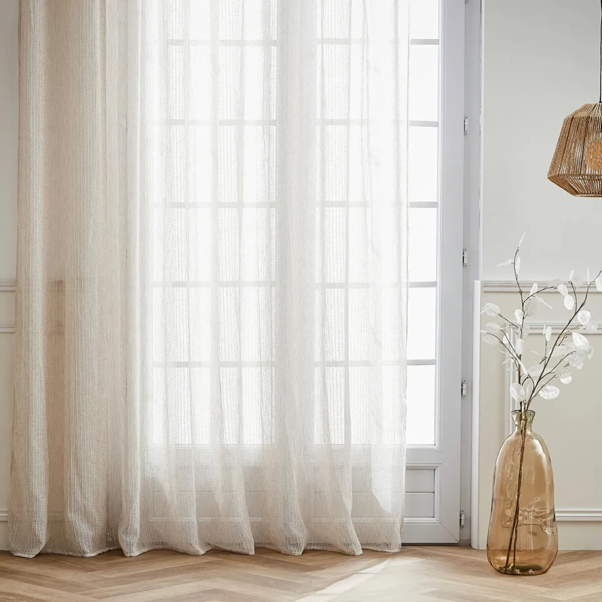 EMINZA Voilage œillets (280 x 240 cm) Arthur Beige Online