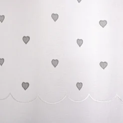 ENJOY HOME Voilage œillets (140 x 240 cm) Coeurs Gris Best