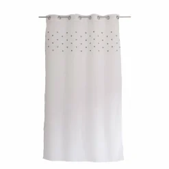 ENJOY HOME Voilage œillets (140 x 240 cm) Coeurs Gris Best
