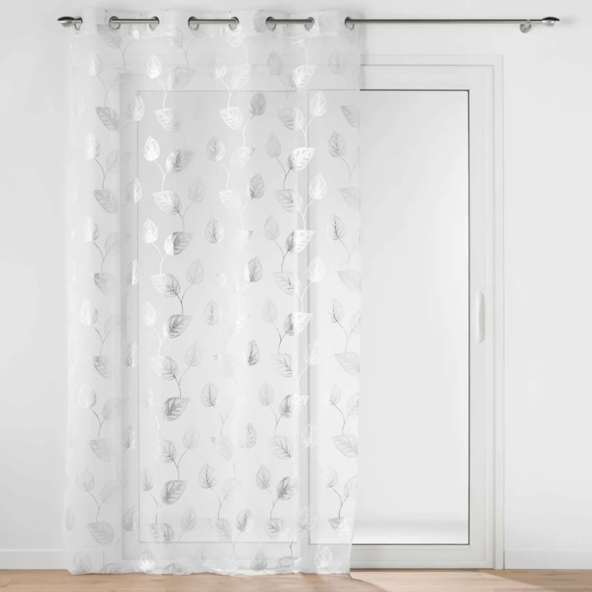 DOUCEUR D'INTERIEUR Voilage œillets (140 x 240 cm) Edelia Argent Clearance