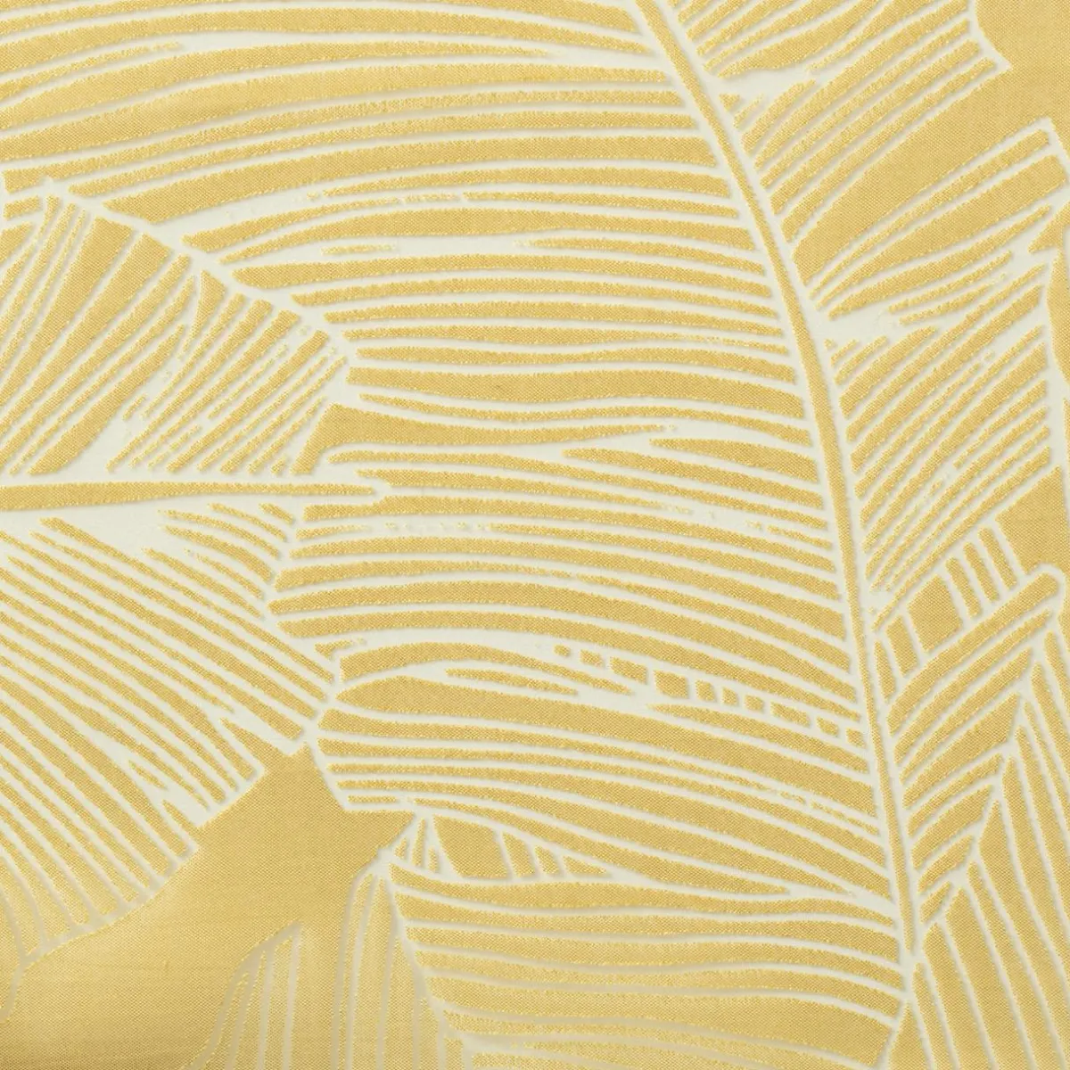 ATMOSPHERA Voilage œillets (140 x 240 cm) Feuille Jaune ocre Best