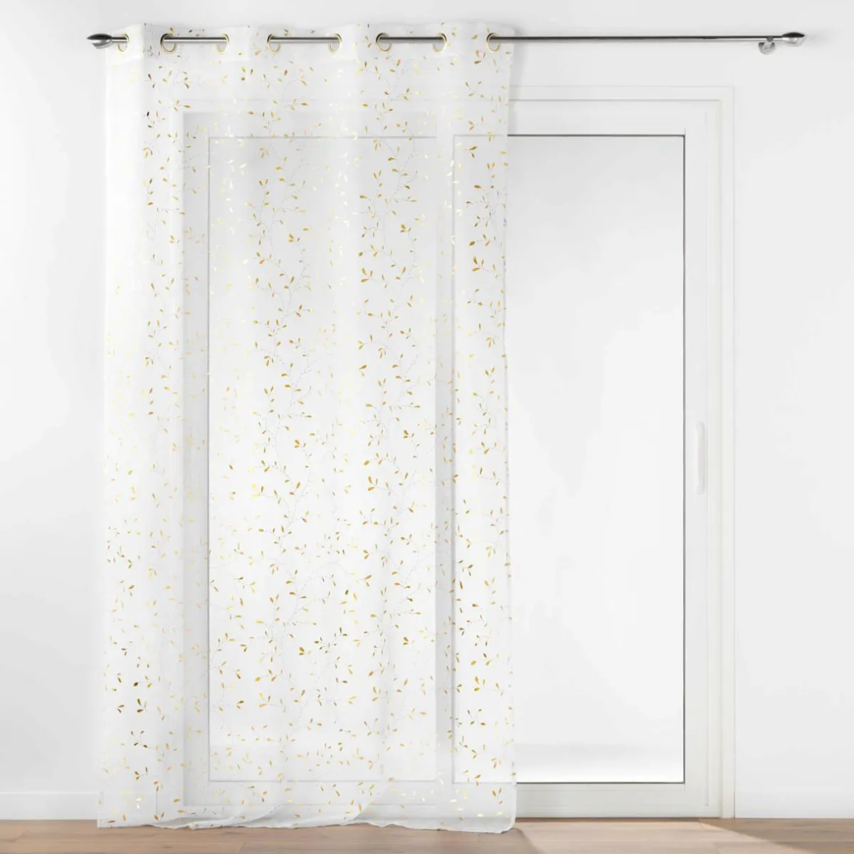 DOUCEUR D'INTERIEUR Voilage œillets (140 x 240 cm) Flessia Or