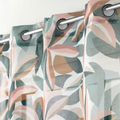 DOUCEUR D'INTERIEUR Voilage œillets (140 x 240 cm) Lavinia Multicolore Hot