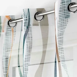 DOUCEUR D'INTERIEUR Voilage œillets (140 x 240 cm) Lisana Multicolore Sale