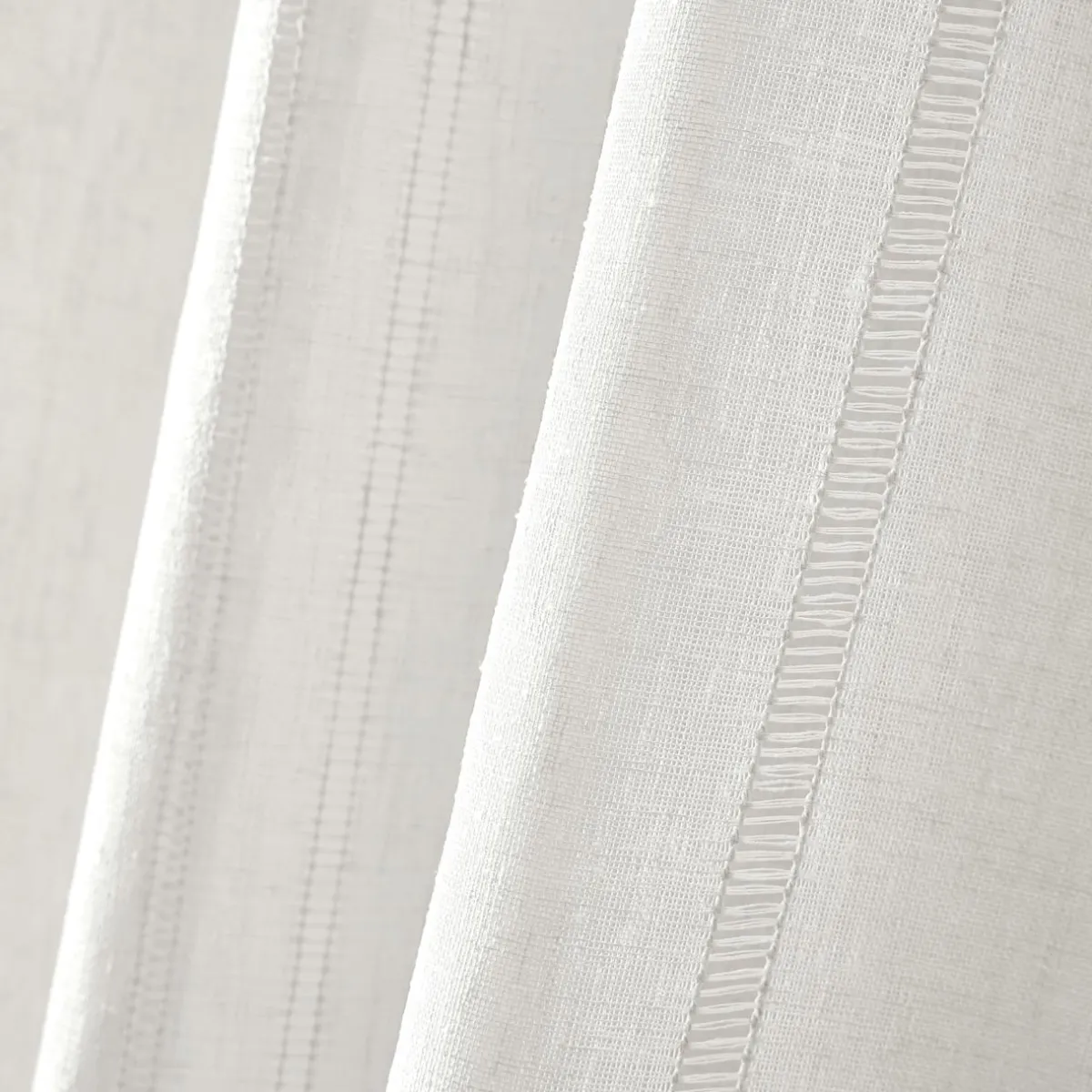 EMINZA Voilage œillets (140 x 280 cm) Léontine Blanc Clearance