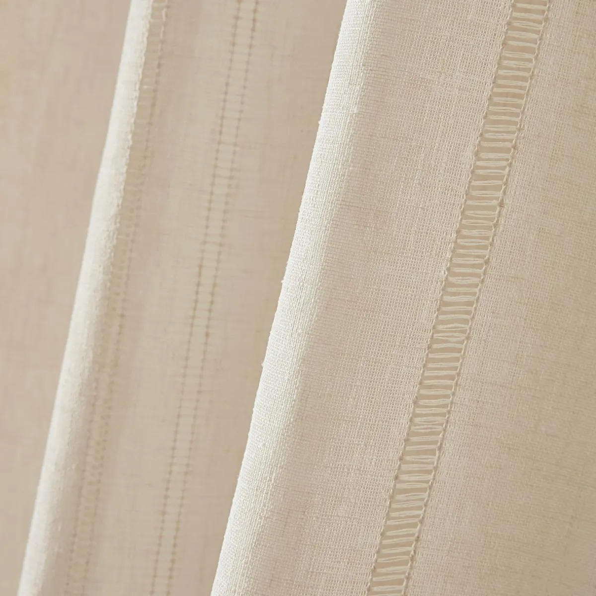 EMINZA Voilage œillets (280 x 240 cm) Léontine Beige New