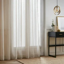 EMINZA Voilage œillets (280 x 240 cm) Léontine Beige New