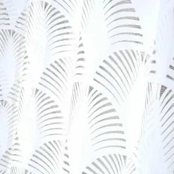 LOVELY CASA Voilage œillets (140 x 260 cm) Maldives Argent Hot