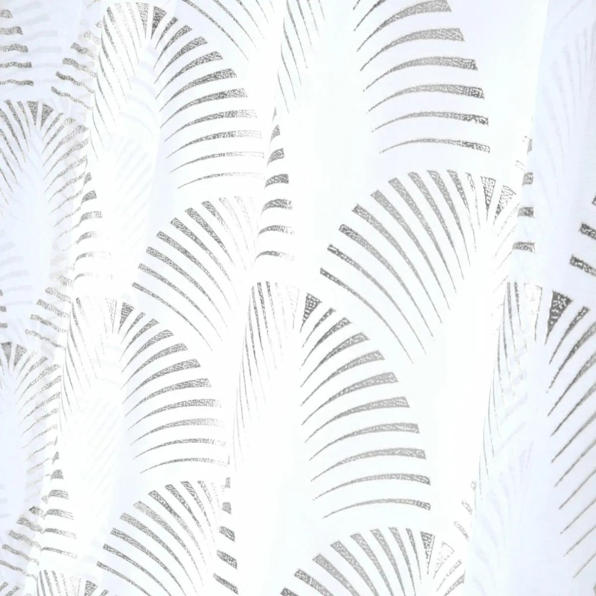 LOVELY CASA Voilage œillets (140 x 260 cm) Maldives Argent Hot