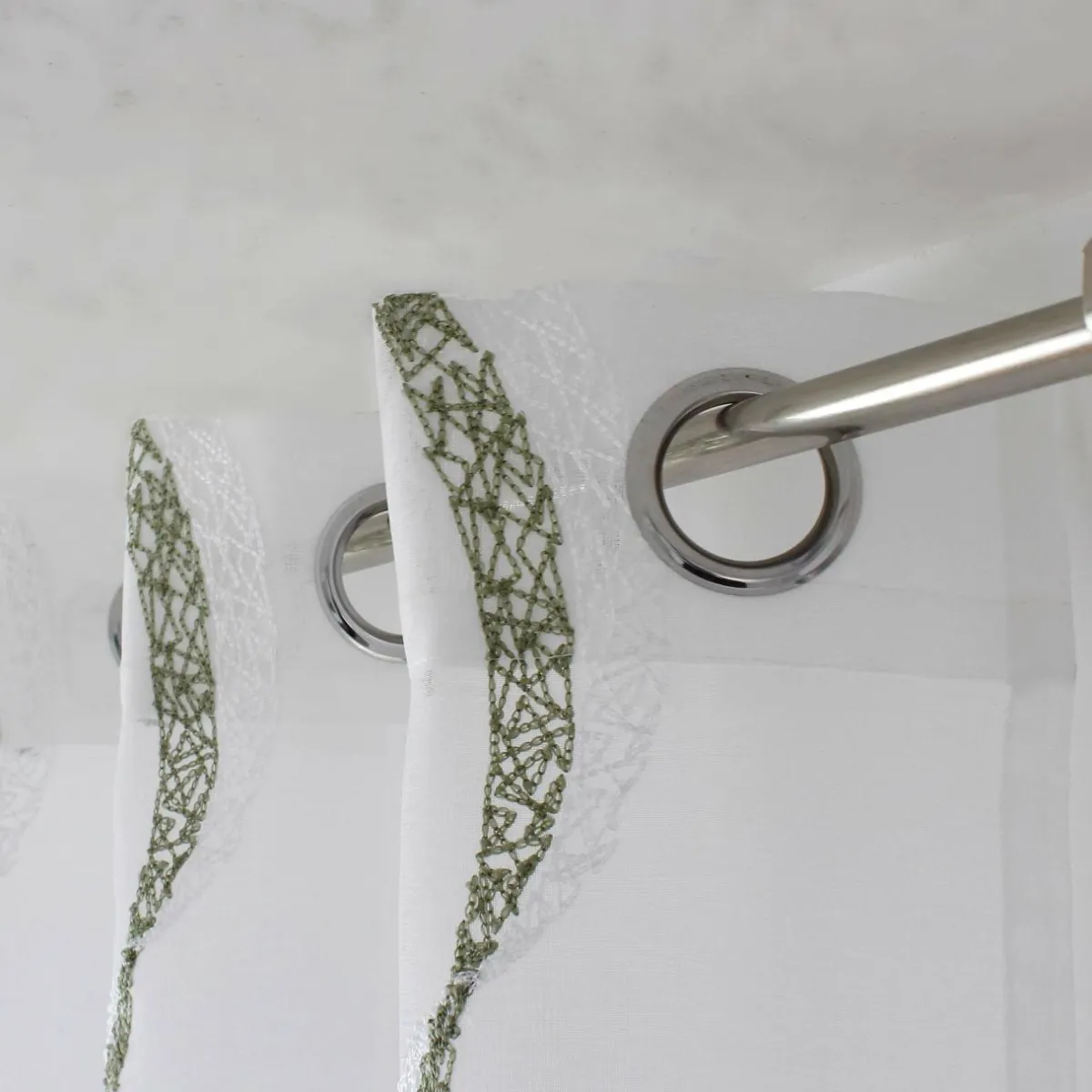 ENJOY HOME Voilage œillets (140 x 240 cm) Matisse Vert olive Best