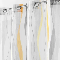DOUCEUR D'INTERIEUR Voilage œillets (140 x 240 cm) Ondulys Blanc Hot