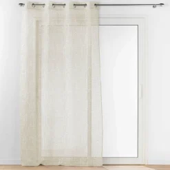 DOUCEUR D'INTERIEUR Voilage œillets (140 x 240 cm) Pandore Blanc Sale