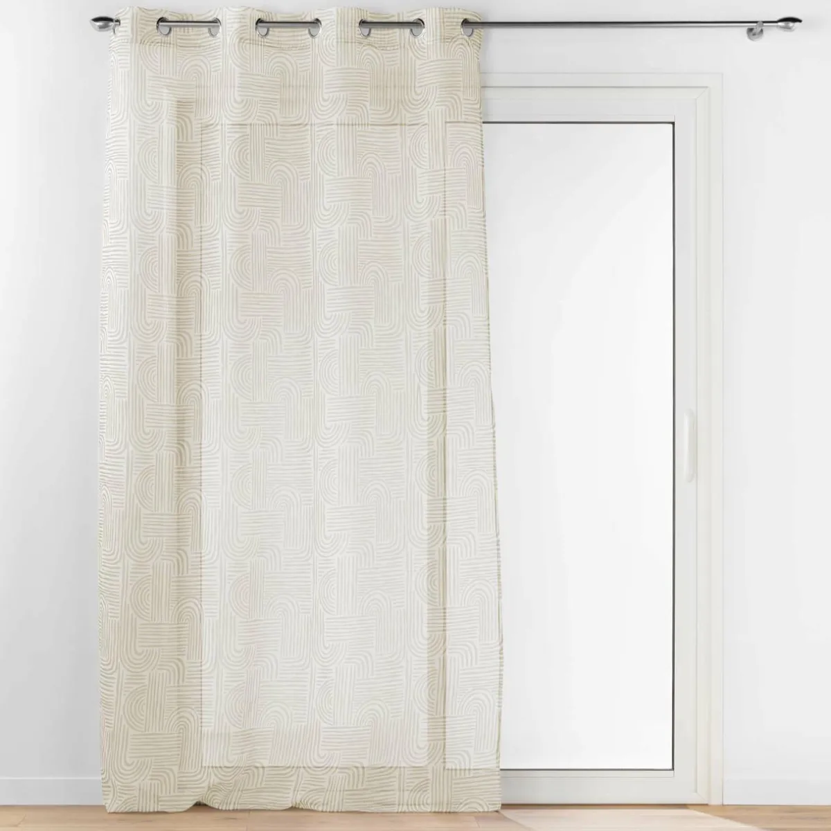 DOUCEUR D'INTERIEUR Voilage œillets (140 x 240 cm) Pandore Blanc Sale