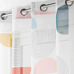 DOUCEUR D'INTERIEUR Voilage œillets (140 x 240 cm) Popart Multicolore Best