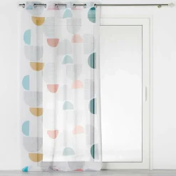 DOUCEUR D'INTERIEUR Voilage œillets (140 x 240 cm) Popart Multicolore Best
