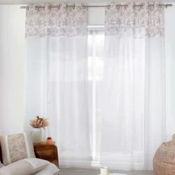 ENJOY HOME Voilage œillets (140 x 240 cm) Rosa Marron Hot