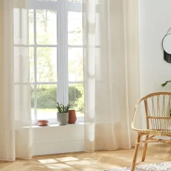 ATMOSPHERA Voilage œillets (140 x 240 cm) Sab Beige New