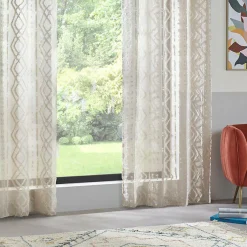 ATMOSPHERA Voilage œillets (140 x 240 cm) Salma Beige Discount