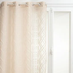 ATMOSPHERA Voilage œillets (140 x 240 cm) Salma Beige Discount
