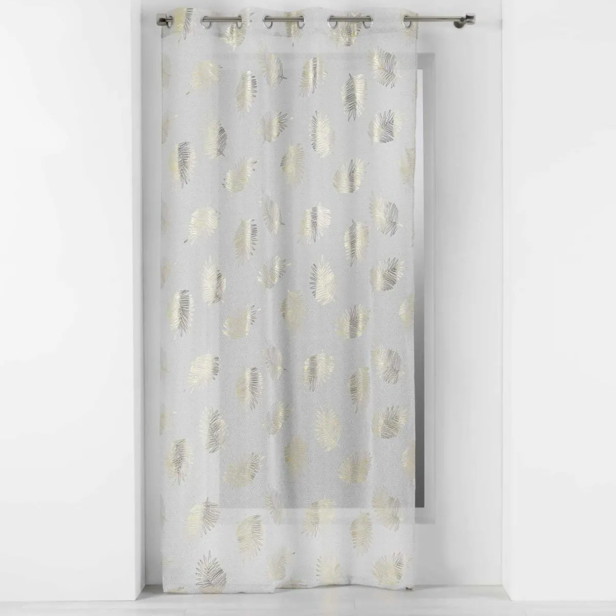 DOUCEUR D'INTERIEUR Voilage œillets (140 x 240 cm) Sunny Gold Or Hot