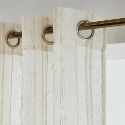 EMINZA Voilage œillets (280 x 240 cm) Théo Beige Sale