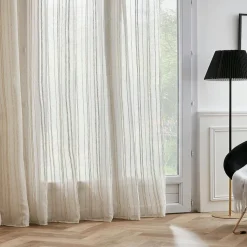 EMINZA Voilage œillets (280 x 240 cm) Théo Beige Sale