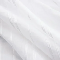 EMINZA Voilage œillets (180 x 240 cm) Théo Blanc Discount