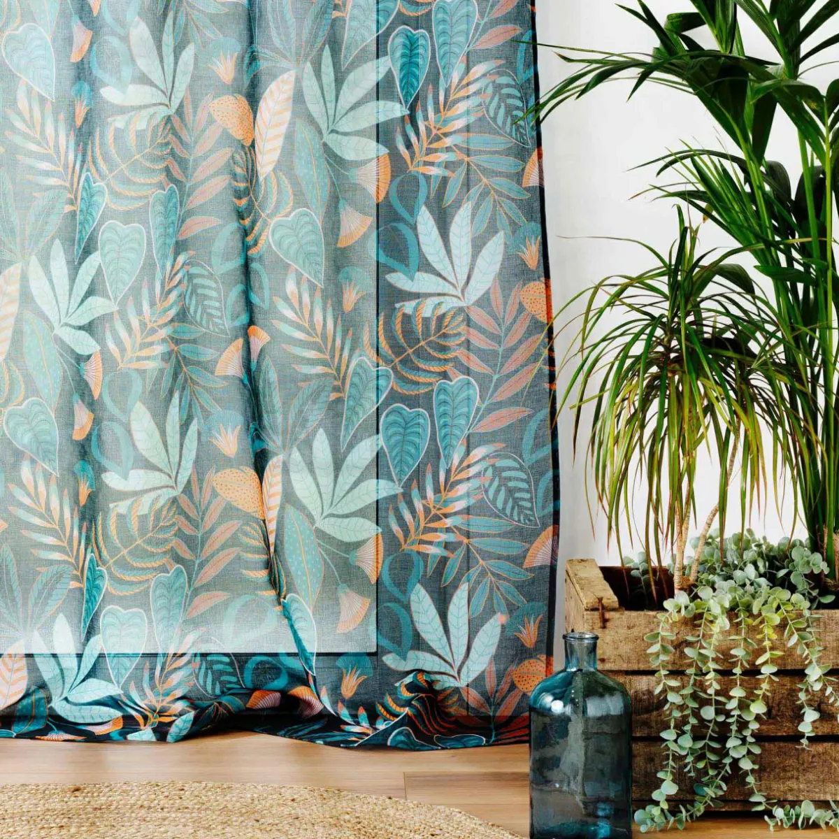 DOUCEUR D'INTERIEUR Voilage œillets (140 x 240 cm) Tilda Vert New